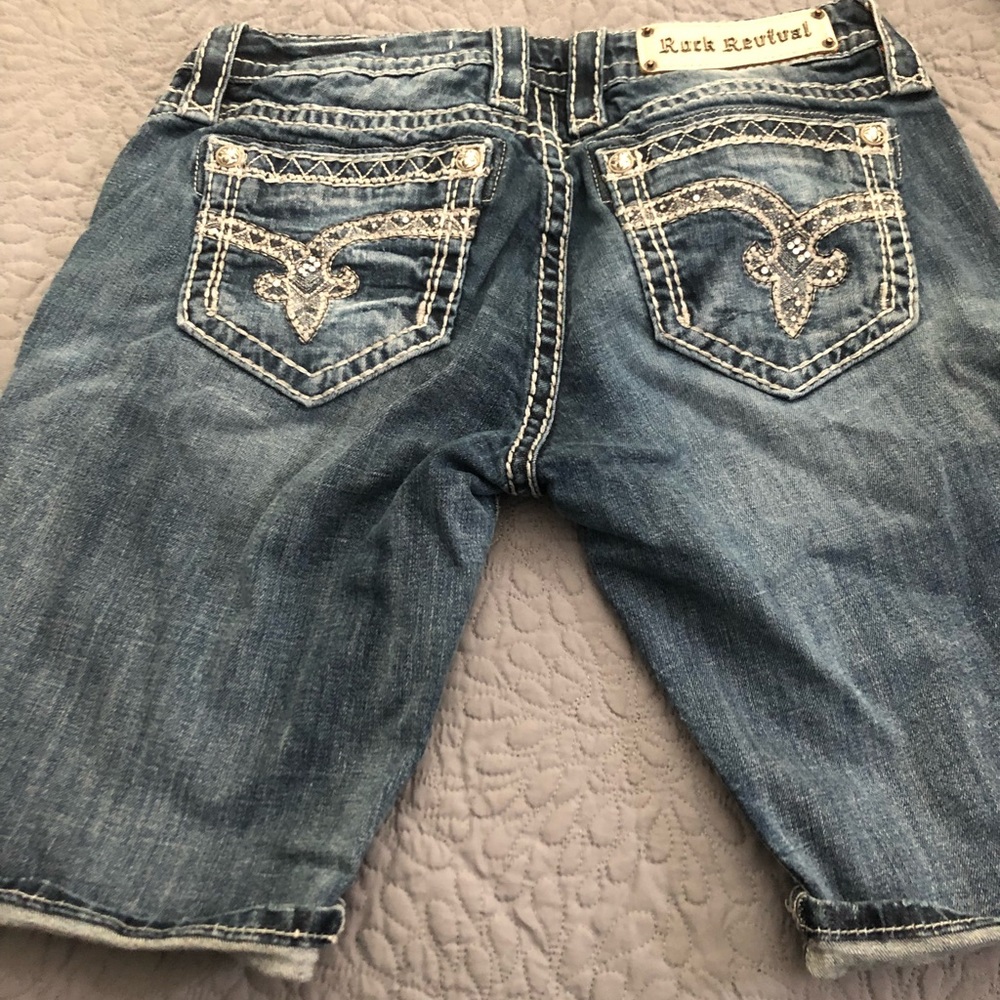 Rock Revival Sherry Bermuda